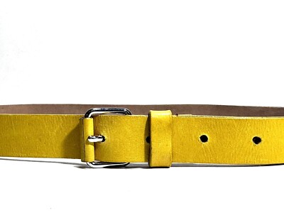 STREETS AHEAD LEATHER 1” BELT VTG USA BOHO WESTERN SILVER STREETS AHEAD LEATHER 1” BELT VTG USA BOHO WESTERN SILVER