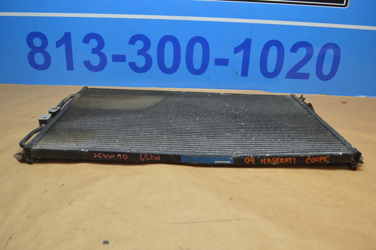 2004 M138 MASERATI GT COUPE  AC AIR CONDITIONING CONDENSER 52400530