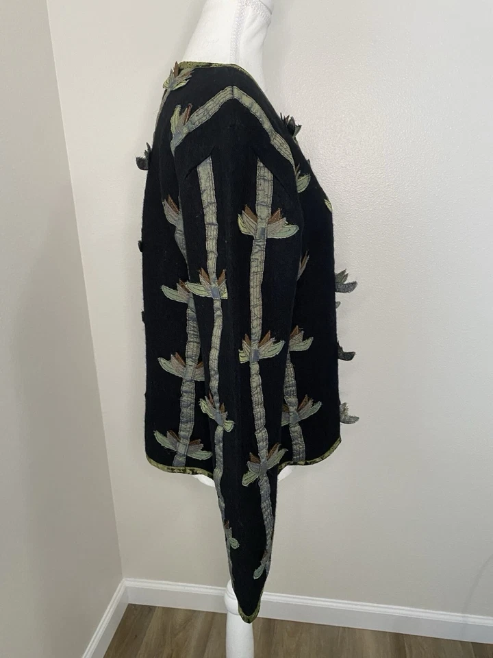 Chaqueta CoVelo Vintage Mujer Talla XL 100% Lana y 100% Seda Foto 2 de 4