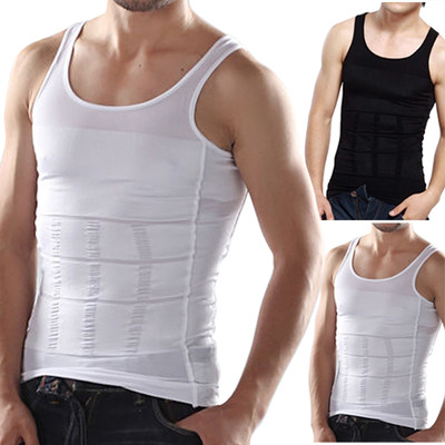 Bauchweg Bodyshaper Slimming T-Shirt Men Miederbody Shapewear Figurformer