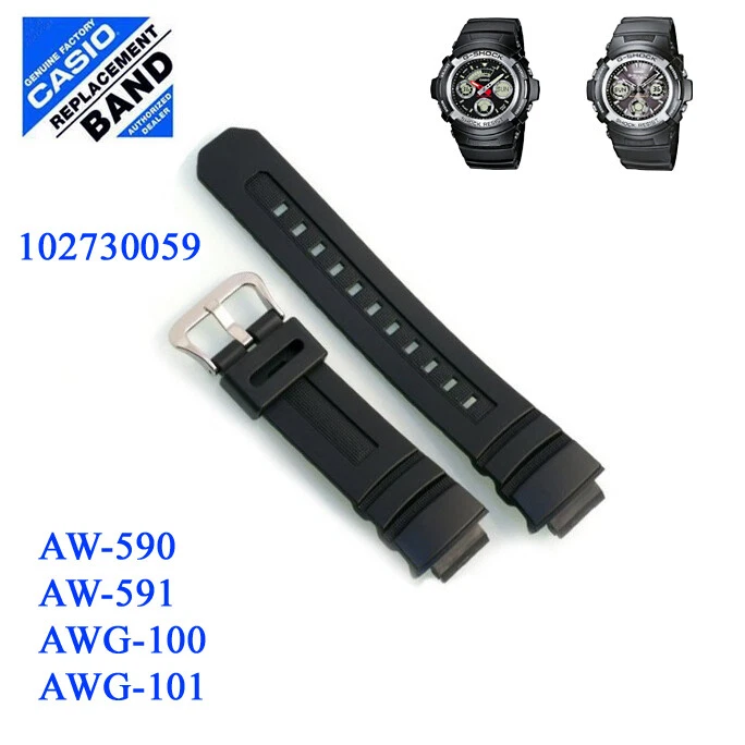 Nuovo originale Casio G-SHOCK SGW-100J cinturino in resina nero