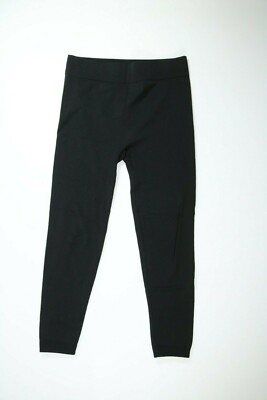 Womens Blue Star Black Leggings Small S EUC