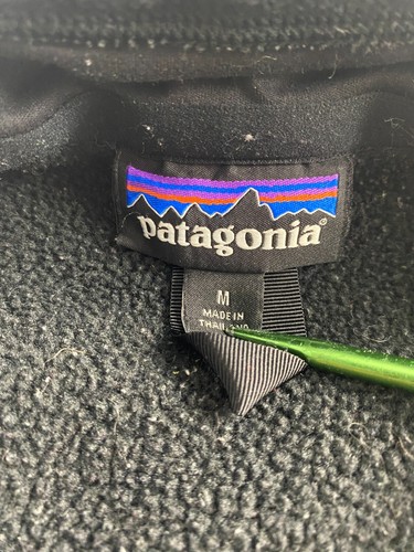 Patagonia Better Sweater Women's Medium Black Fleece 1/4 Zip Pullover Ladies M - Picture 7 of 8
