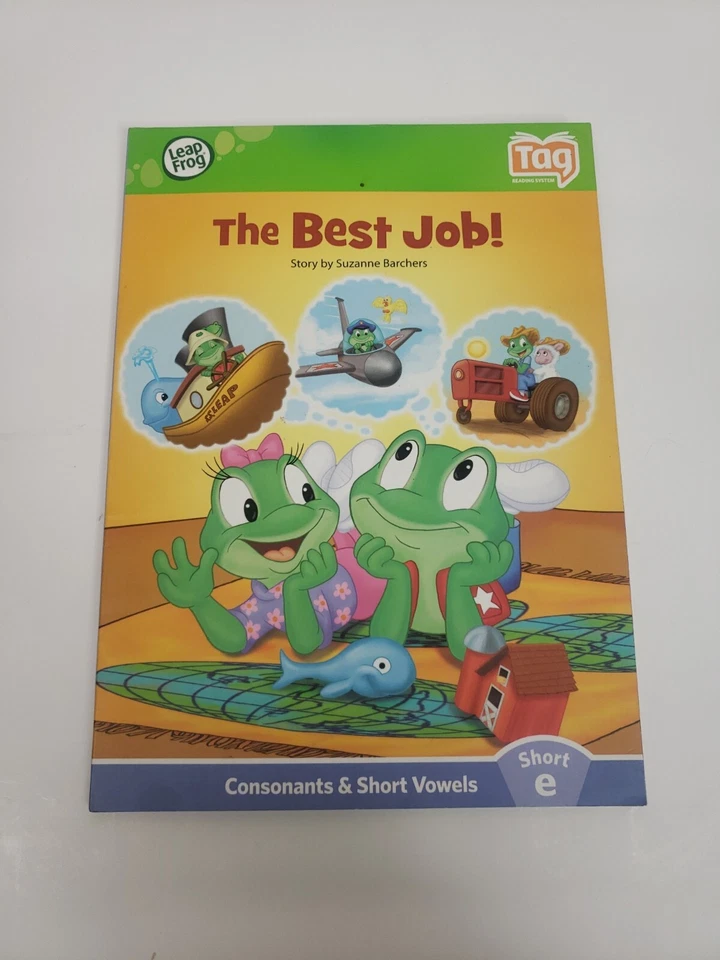 Leap Frog Tag Reader LEARN TO READ Short Vowels Book Set of 6 Soft Books Bundle - Image 3 of 4