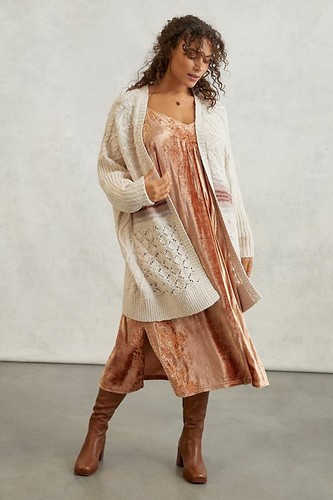 Anthropologie Pilcro Jemma Cable-Knit 