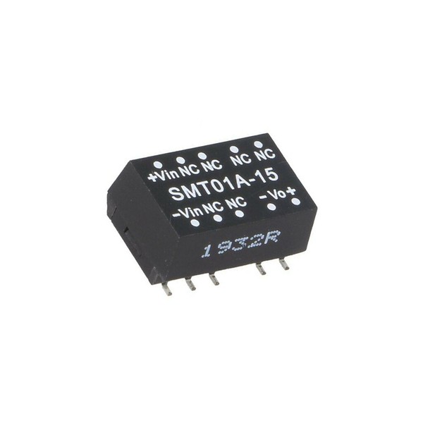 SMT01A-15 Wandler: Dc/Dc 1W Ueing: 9-18V 15VDC Iausg: 6,7-67Ma Smd 1,4G Mean Wel-image