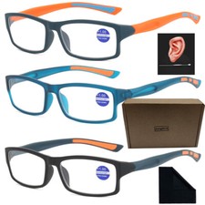 3er Pack Lesebrille Bruchsicher PC Lesen Mode...
