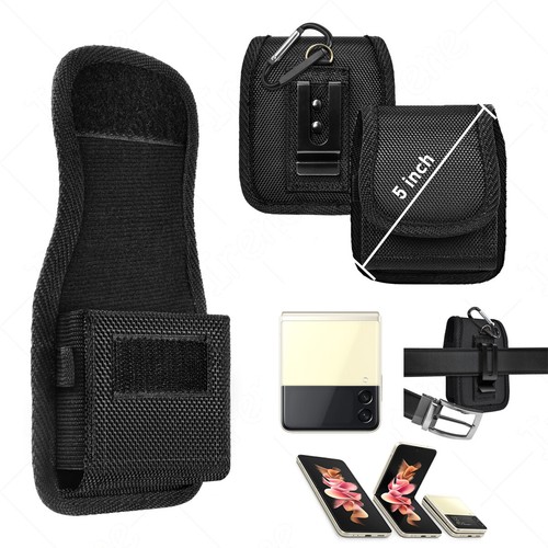For Samsung Galaxy Z Flip 4 Case Holder Belt Clip Holster Wallet Pouch