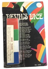 Vintage NOS 1967 Pressman DEVIL'S DICE Brain Teaser Puzzle #104A SEALED