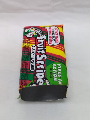 *Empty* Vintage Fruit Stripes Empty Gum Wrapper