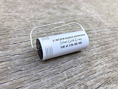 Jantzen Silver Gold Z-Cap Capacitor 0.82 uF 800 VDC