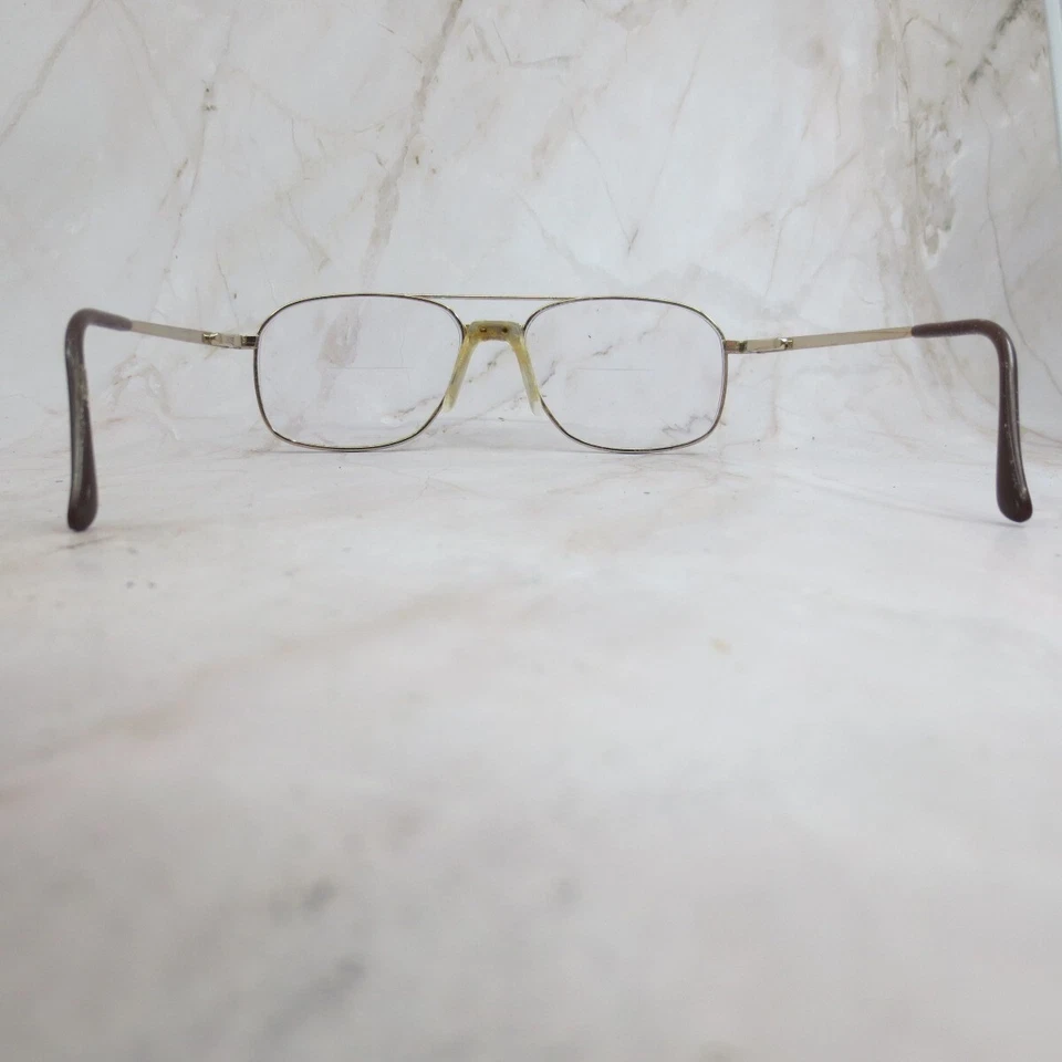 Stetson 178 Zyloware 057 Eyeglasses Frame Men's Gold Metal Full Rim Square 57-16 - Image 4 of 4