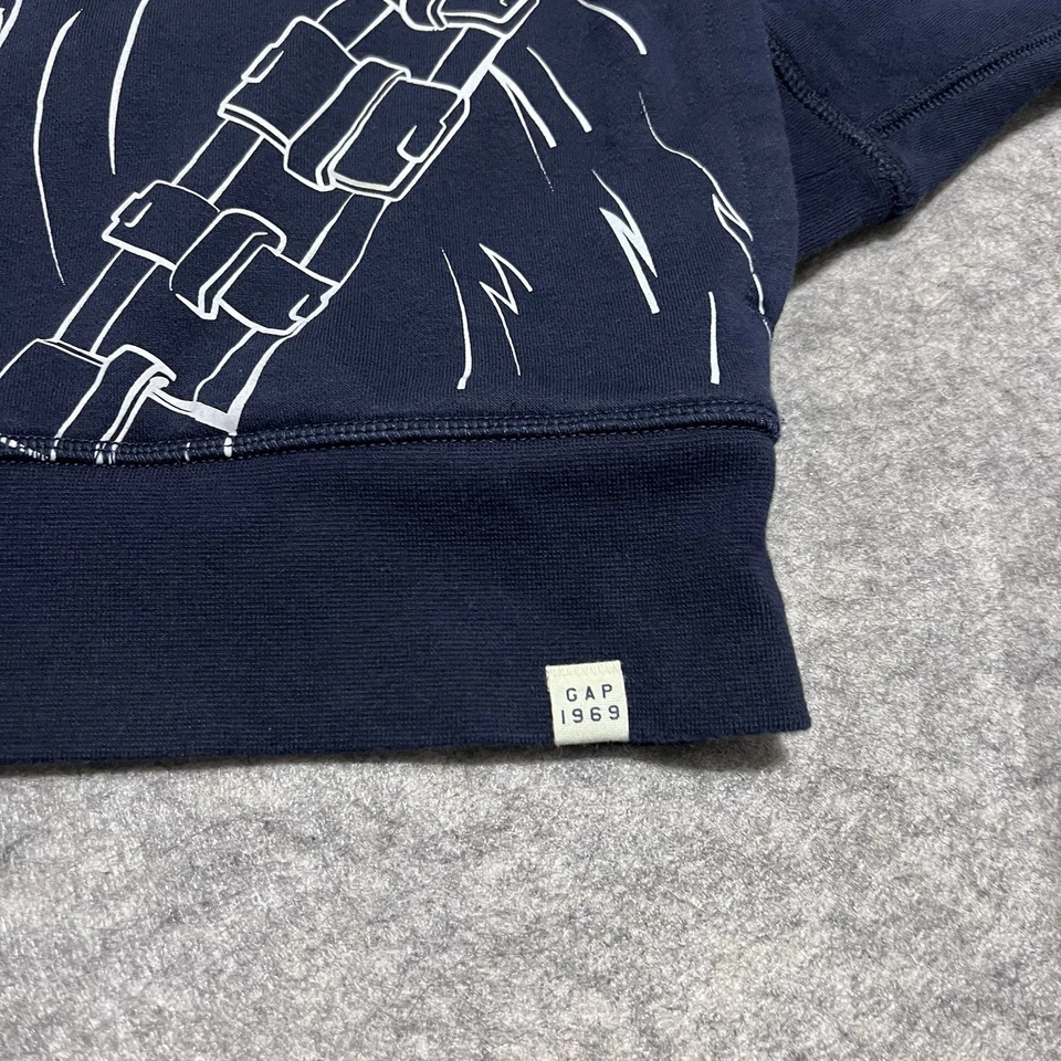 Gap Star Wars the last jedi Boys Sweatshirt Hoodie SIZE 12 Chewbacca - Image 4 of 4