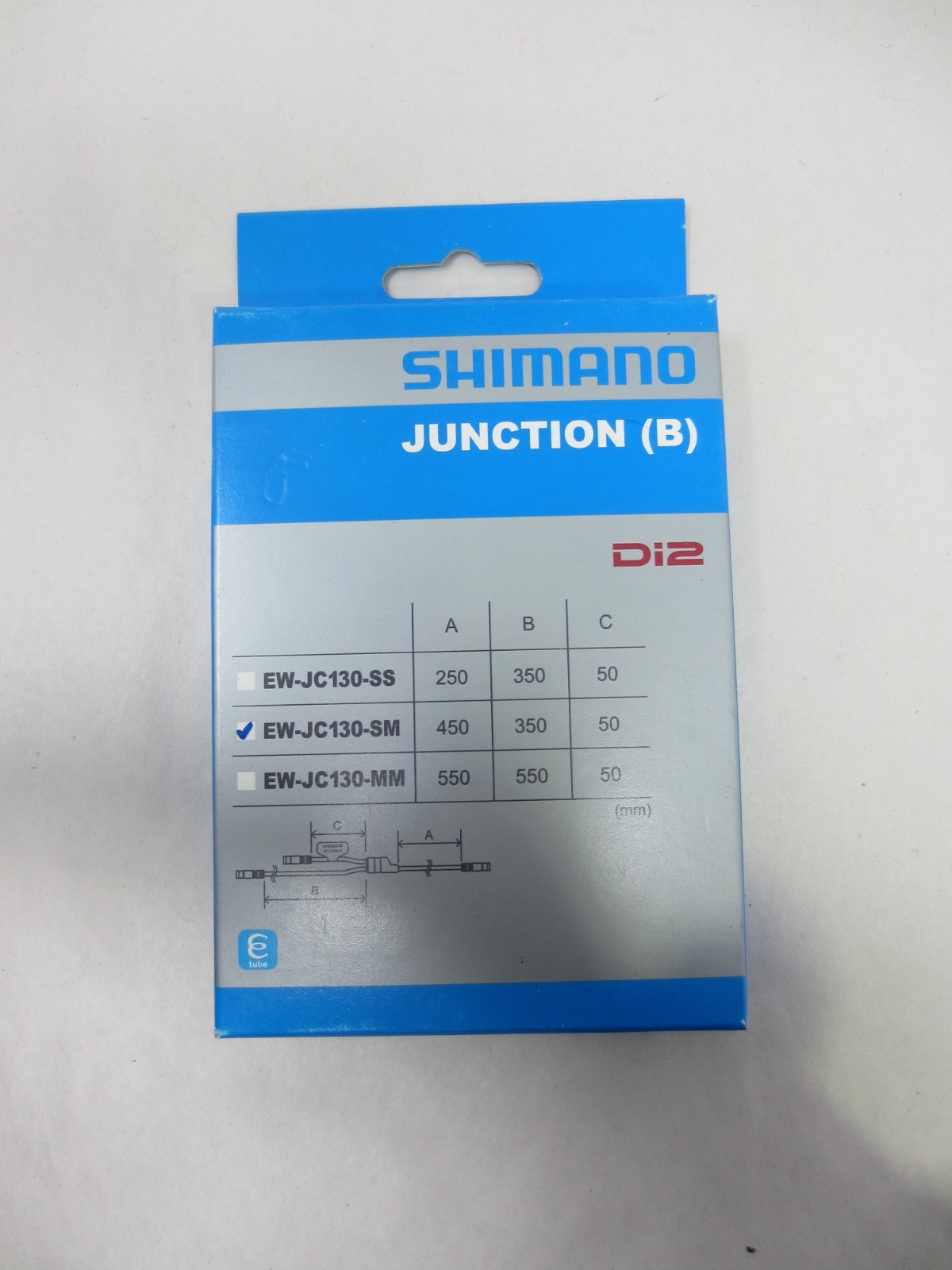 Shimano Di2 Junction B Cable EW-JC130-SM 450/350/50mm - New