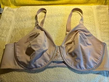 Vanity Fair Bra Womens 44D Beige Underwir Minimizer Beauty Back 76080 EUC FR/SHP