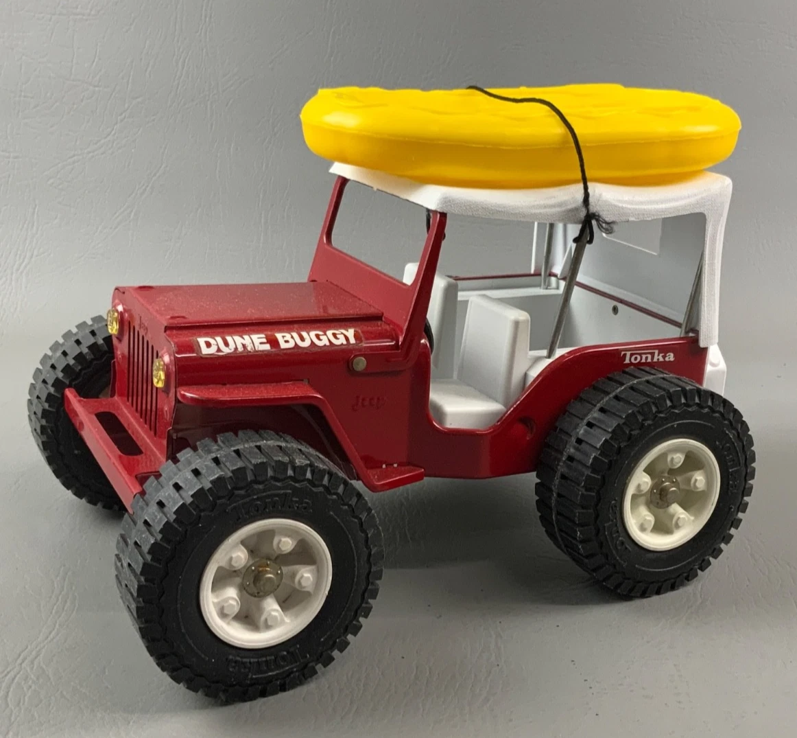 Tonka Jeep Yellow Vintage Manufacture Diecast Cars, Trucks & Vans