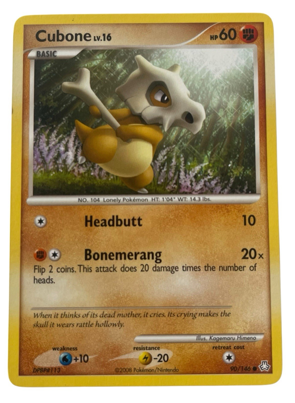 Cubone 90/146 – Legends Awakened – Lightly Played Pokémon Card