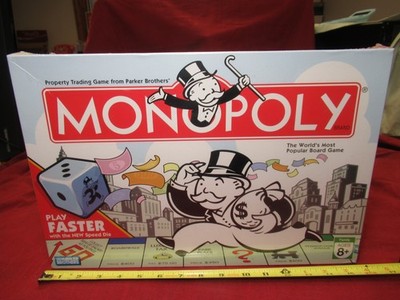 2007 Hasbro Monopoly Board Game, Parker Brothers New, Factory Sealed!