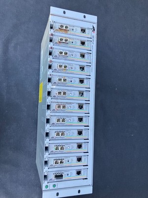 Allied Telesis MCR12 Medienkonverter Chassis plus 12 x AT-MC1004 Modulen