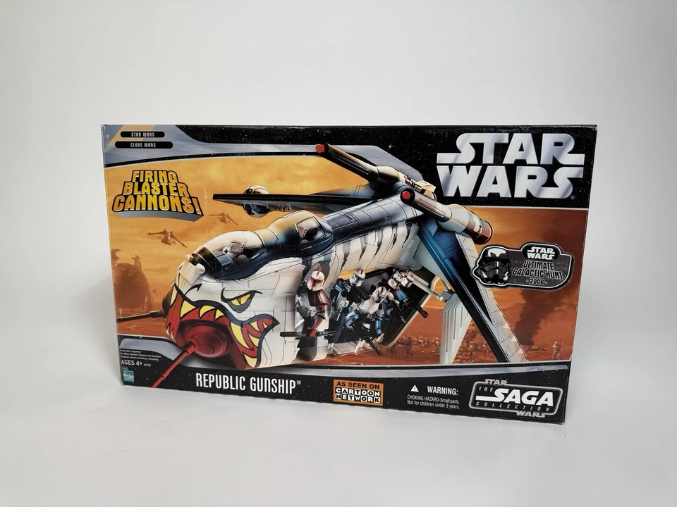Лот товаров Hasbro Star Wars Tigershark Republic Gunship с шариковыми башенками и солдатом-клоном - Изображение 2 из 4