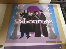 OZZY OSBOURNE Osbournes Family OST Promo Poster New! Unused! 2002 Epic Records