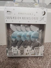 Ellen Tracy 15 Piece Shaped Powder Puff Set - New In Box