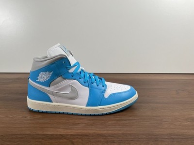 Nike Air Jordan 1 Mid W Powder Blue Weiß Gr. 44,5 UK 9,5 NEU BQ6472 400