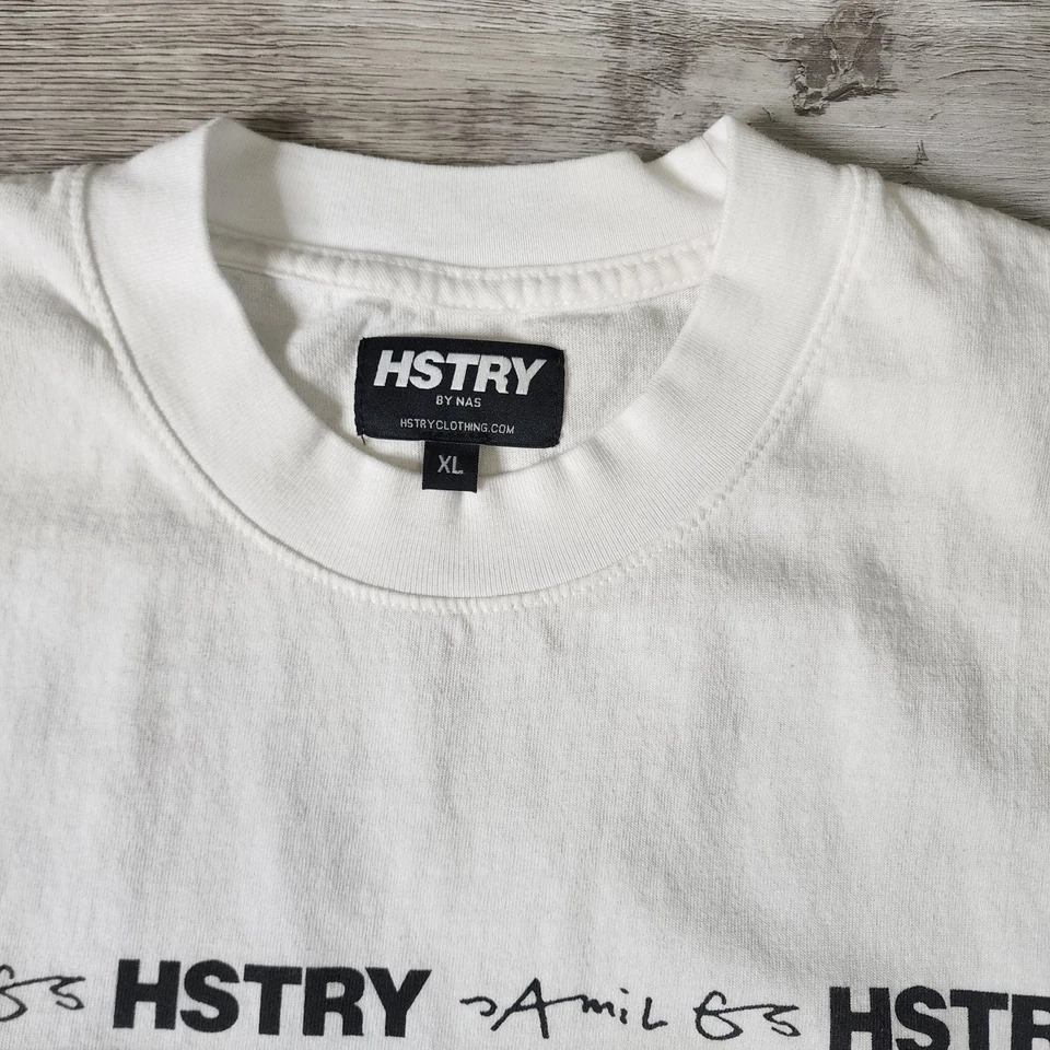 Camiseta HSTRY Nas Hombres XL | Nueva Camiseta A Mil Gs Nasty Nasir Jones Illmatic Foto 3 de 4