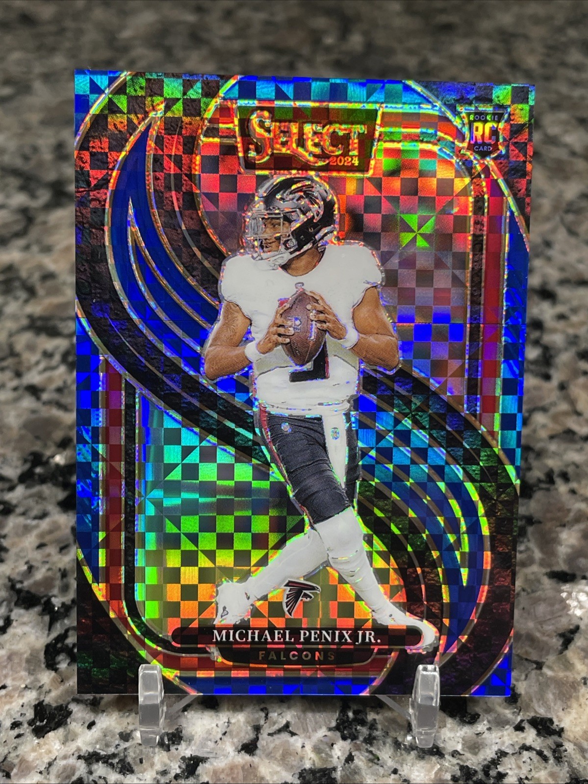 Michael Penix ROOKIE 2024 Select Michael Penix Blue Prizm /175 #110 Premier