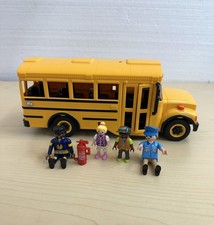 SCHOOL BUS playmobil city life 5940 lights up working tested playmobile 2011