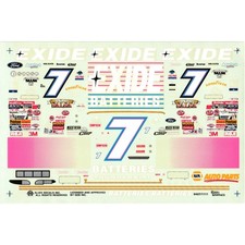 Slixx Geoff Bodine #7 Exide 1995 Thunderbird 1:24 Decals