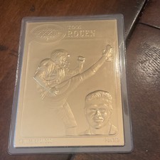 1999-2001 Danbury Mint 22K Gold Legends #14 Tom Rouen @QY07
