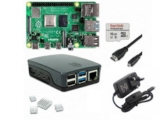 Raspberry Pi 4 8GB Starter Kit Completo - Custodia, Alimentatore, Scheda SD - Stock Regno Unito