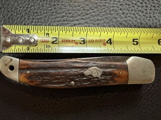 1923 1937 Kabar Union Cut Co. Stag Dog Head "Super Rare" Knife For Repair Parts
