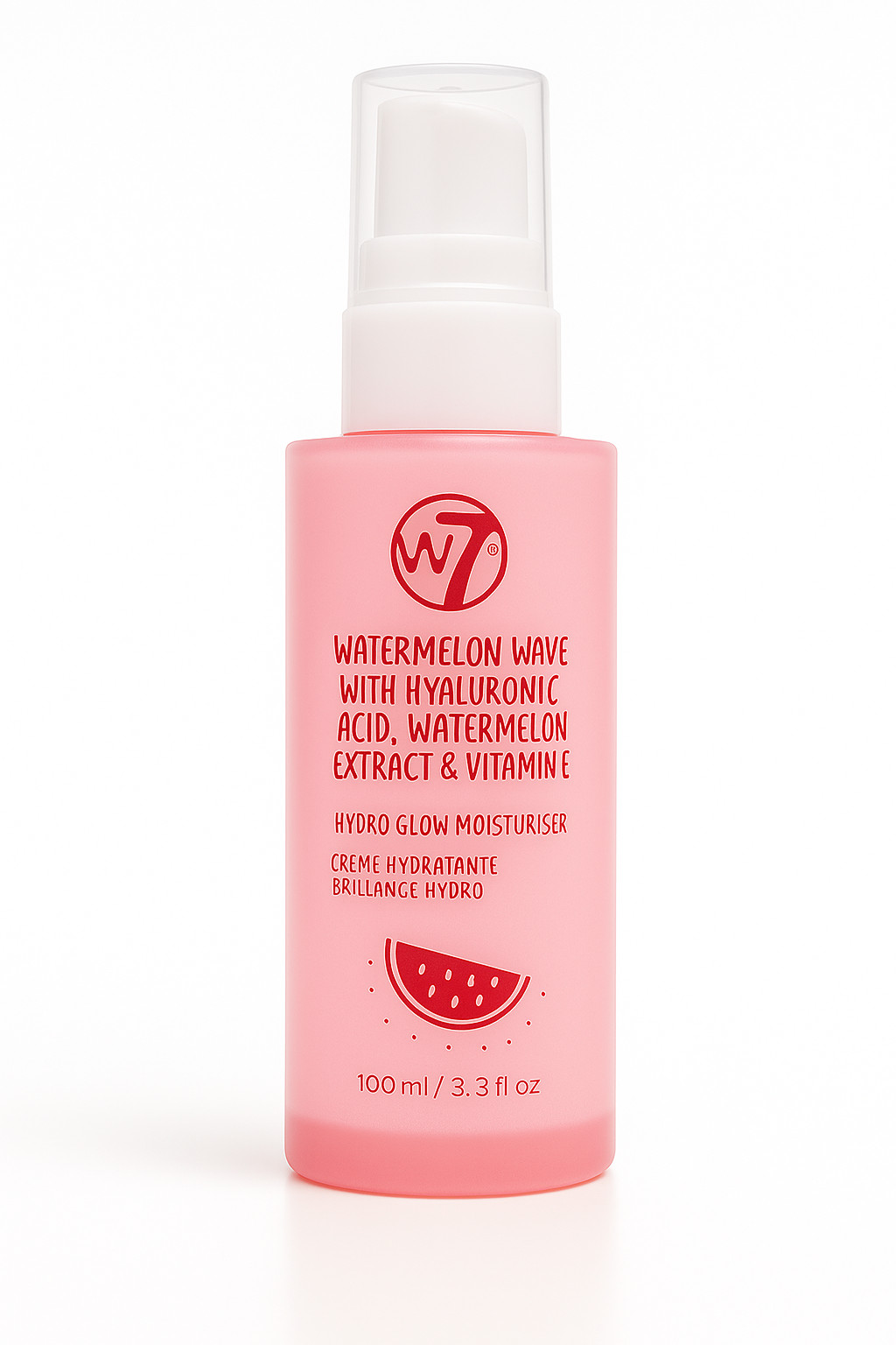 W7 Hydro Face Glow Moisturiser Watermelon Extract Hyaluronic Acid 60ml