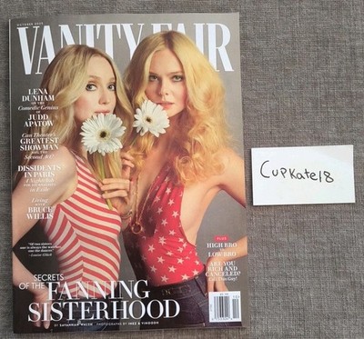 Vanity Fair Magazine Oct October 2025 DAKOTA & ELLE FANNING Cover NEW IN STOCK!