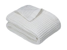 DEMMEX Organic Cotton Waffle Weave Turkish Bath Towel - Ultra Soft Lightweigh...
