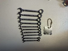 Sears Craftsman USA 10PC SAE Combo Ignition Wrenches 9-43441 & 4 Way Screwdriver