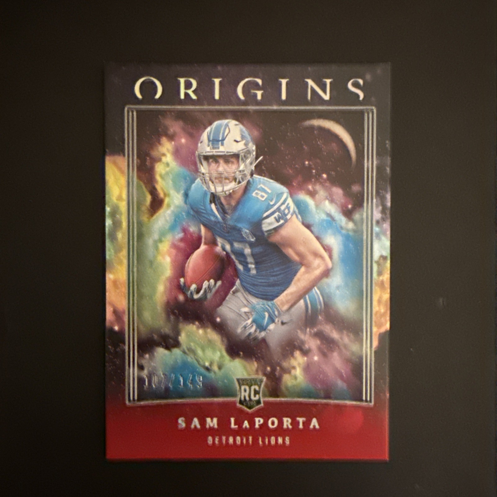 2023 Panini Origins - Rookies Sam LaPorta #115 Red /149 (RC)