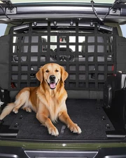 Dog Car Barrier for Jeep Wrangler Cargo Area Isolation Barrier Mesh Pet Net