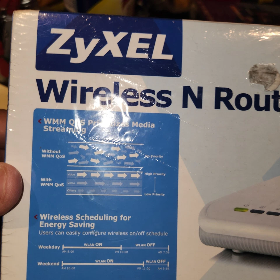 NEW ZyXEL NBG416N 150 Mbps 4-Port 10/100 Wireless N Router - Image 2 of 4