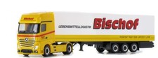 HERPA 931892 Mercedes-Benz Actros Gigaspace Kühlkoffer-SZ "Bischof" NEU/OVP/RAR
