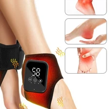 Foot Ankle Vibration Massager 3-speed Infrared Hot Compress Therapy Pain Relief