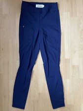 NEW ACAI Outdoors SOFTSHELL LEGGINGS Blue SMALL / 10 Shower Resistant Trousers