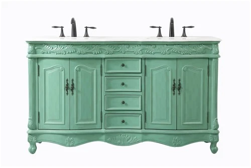 Elegant Lighting VF-1049-VW Windsor 60" - Vintage Mint - Picture 1 of 12