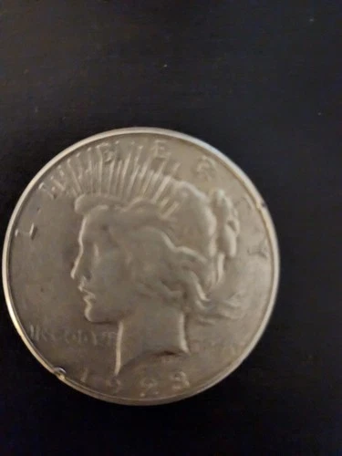 1923 Peace Dollar $1 Silver Coin 0.9 Fineness Circulated Business Strike