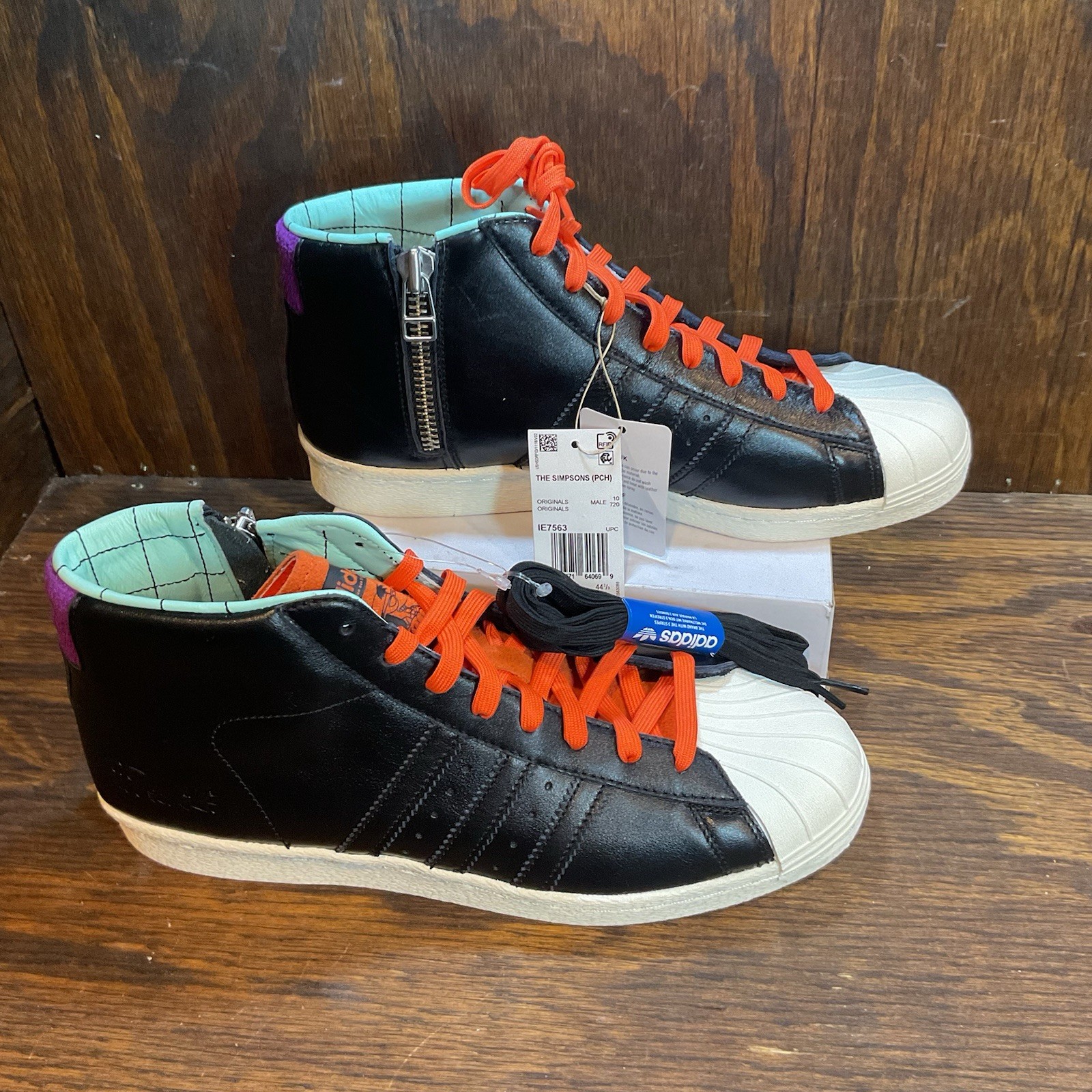 Size 10.5 Adidas Originals X The Simpsons Pro Model 80s 'Poochie' IE7563 Rare thumbnail 2