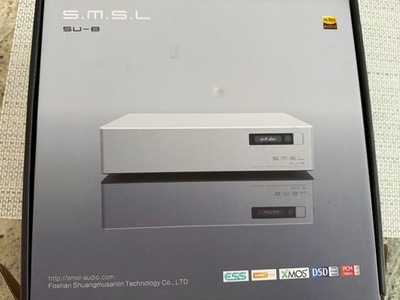 SMSL SU-8 Hi-Res Audio DAC Converter, Silver, Universal Compatible Fitment