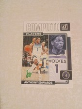 2022-23 Donruss Anthony Edwards #7 BASKETBALL CARD Timberwolves Complete Players