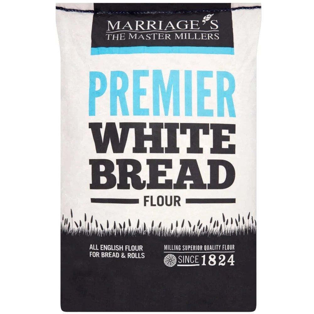 Marriages Premier White Bread Flour, 16kg